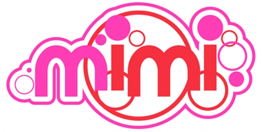 Mimi scooters Logo Pink Red