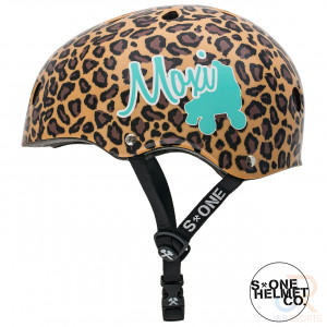 Moxi Roller Skates S1 LIFER Helmet - MOXI Leopard - Side - SHLIML