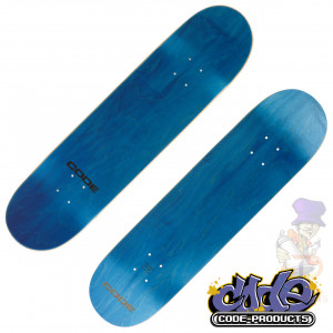 Code Skateboard Deck Blue - CDD0902