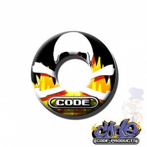 Code Skateboard SKULL Wheels 53 x 31mm 97a - CGW5397